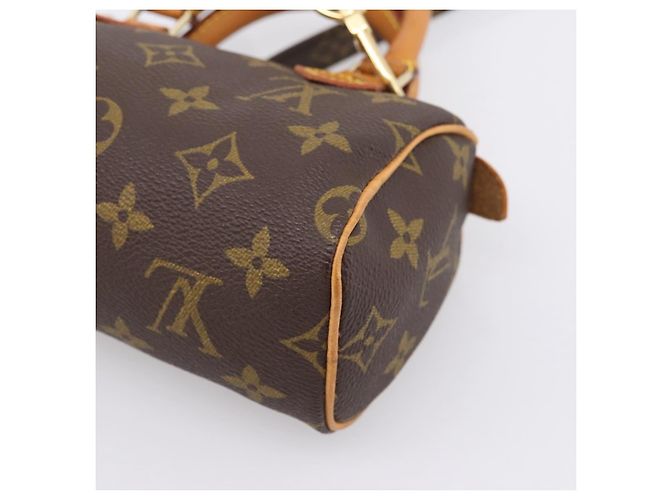 LOUIS VUITTON Mini Speedy Handtasche Monogram M41534 LV Auth 201511SAV Monogramm - Ansicht 18