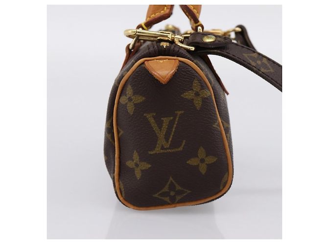 LOUIS VUITTON Mini Speedy Handtasche Monogram M41534 LV Auth 201511SAV Monogramm - Ansicht 3
