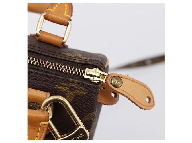 LOUIS VUITTON Mini Speedy Handtasche Monogram M41534 LV Auth 201511SAV Monogramm - Ansicht 9