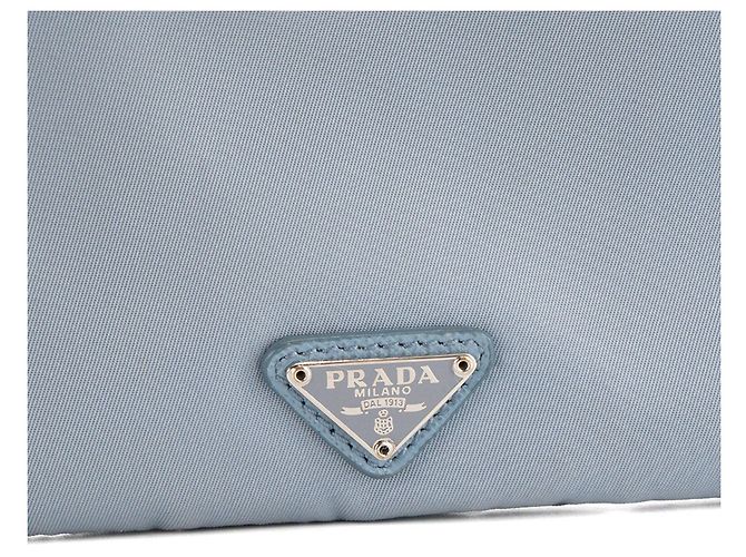 PRADA - Bolso de mano Prada en nailon azul - vista 5