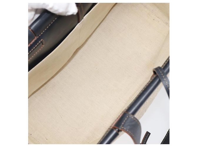 Bolso Tote Cushion LOEWE Canvas Beige Auth 203445V - vista 10