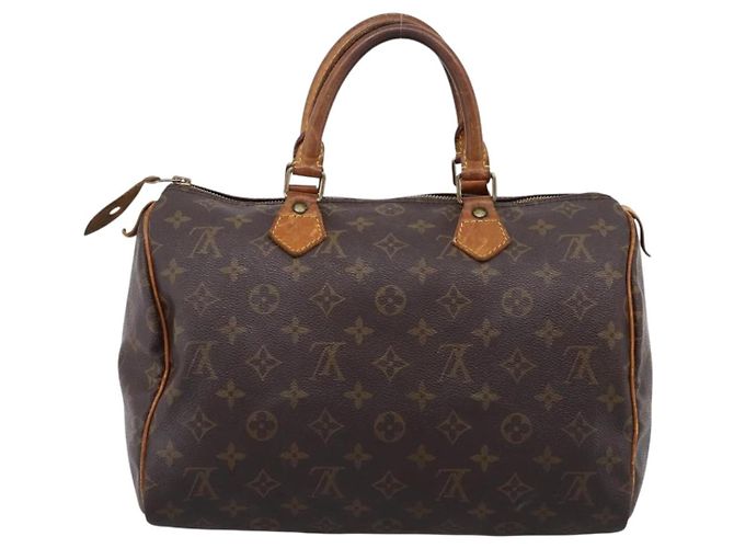 LOUIS VUITTON Monogram Speedy 30 Hand Bag M41526 LV Auth 205139 Monogramma - vista 2