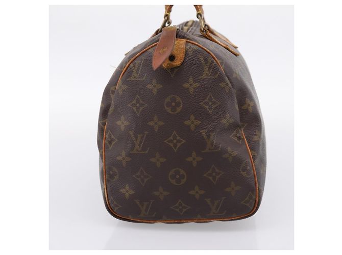 LOUIS VUITTON Monogram Speedy 30 Hand Bag M41526 LV Auth 205139 Monogramma - vista 4