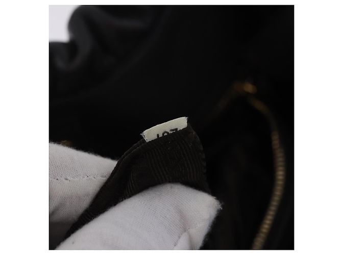 Bolsa de mão PRADA em couro 2way Marrom Dourado Auth 203484M - vista 11
