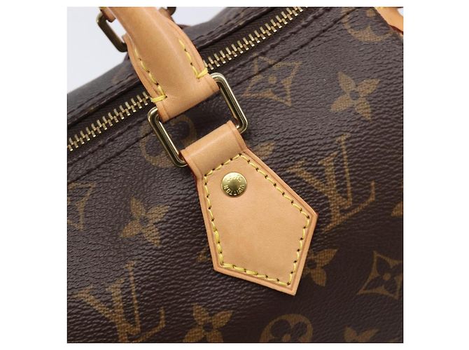 LOUIS VUITTON Monogram Speedy 25 Hand Bag M41528 LV Auth 204411SAV Monogramma - vista 18