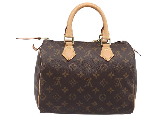 LOUIS VUITTON Monogram Speedy 25 Hand Bag M41528 LV Auth 204411SAV Monogramma - vista 2