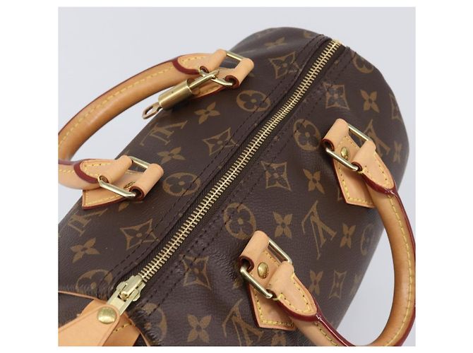 LOUIS VUITTON Monogram Speedy 25 Hand Bag M41528 LV Auth 204411SAV Monogramma - vista 6