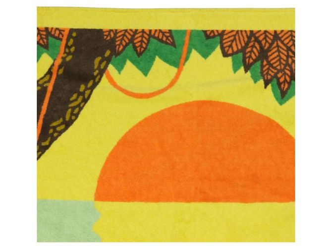 Hermès Toalha de Praia HERMES Pile Orange Auth ki6831M Laranja - vista 3