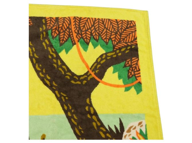 Hermès Toalha de Praia HERMES Pile Orange Auth ki6831M Laranja - vista 4