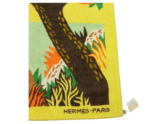 Hermès Toalha de Praia HERMES Pile Orange Auth ki6831M Laranja - vista 7