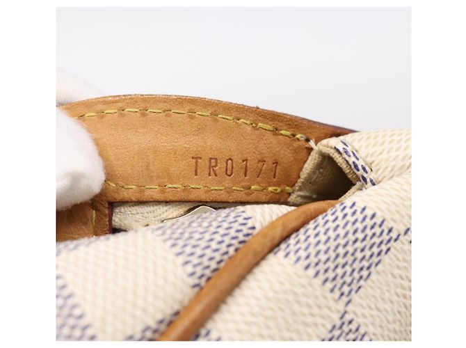 Borsa Tote LOUIS VUITTON Damier Azur Stresa PM M51188 LV Auth ka6251A - vista 12