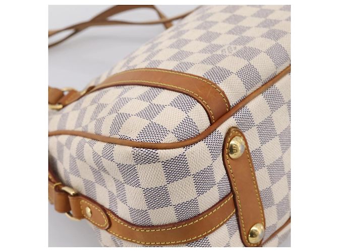 Borsa Tote LOUIS VUITTON Damier Azur Stresa PM M51188 LV Auth ka6251A - vista 16