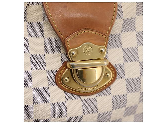 Borsa Tote LOUIS VUITTON Damier Azur Stresa PM M51188 LV Auth ka6251A - vista 18