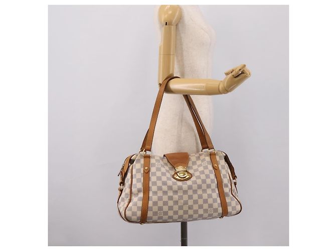 Borsa Tote LOUIS VUITTON Damier Azur Stresa PM M51188 LV Auth ka6251A - vista 23