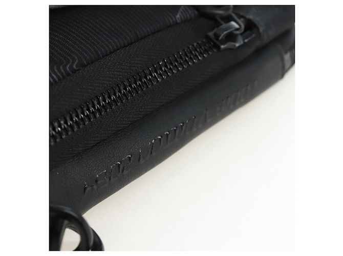 LOUIS VUITTON 3D monogram Double Phone Pouch Black M80141 LV Auth 203158M Negro - vista 22
