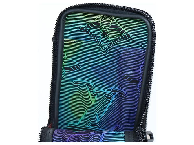 LOUIS VUITTON 3D monogram Double Phone Pouch Black M80141 LV Auth 203158M Negro - vista 27
