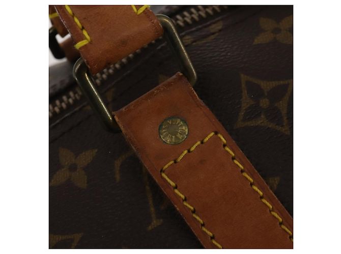 LOUIS VUITTON Monogram Keepall 55 Boston Bag M41424 LV Auth 201933 Monogramma - vista 17