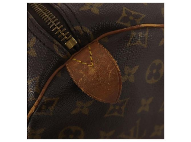 LOUIS VUITTON Monogram Keepall 55 Boston Bag M41424 LV Auth 201933 Monogramma - vista 18