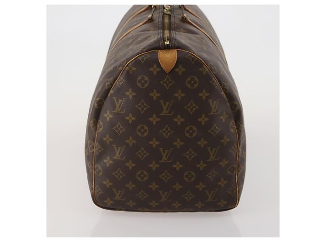 LOUIS VUITTON Monogram Keepall 55 Boston Bag M41424 LV Auth 201933 Monogramma - vista 3