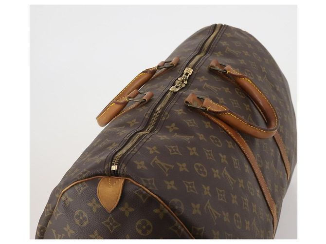 LOUIS VUITTON Monogram Keepall 55 Boston Bag M41424 LV Auth 201933 Monogramma - vista 6