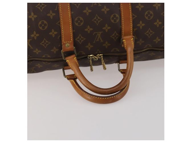 LOUIS VUITTON Monogram Keepall 55 Boston Bag M41424 LV Auth 201933 Monogramma - vista 7