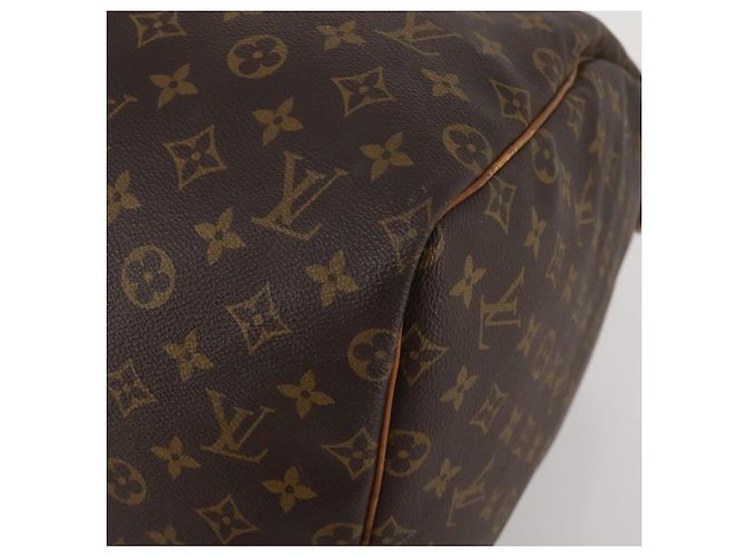 LOUIS VUITTON Monogram Keepall 55 Boston Bag M41424 LV Auth 201933 Monogramma - vista 9