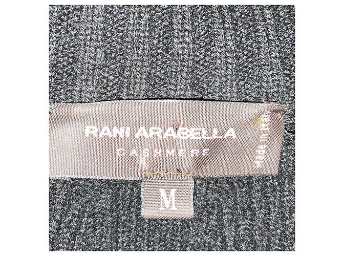 Autre Marque Rani Arabella schwarzer Kaschmirpullover mit Reißverschluss - Ansicht 4