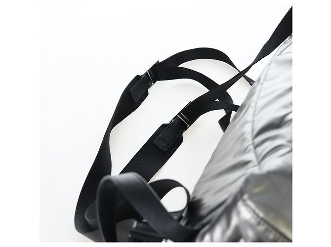 Mochila PRADA Canvas Silver Auth 195333M Plata - vista 15