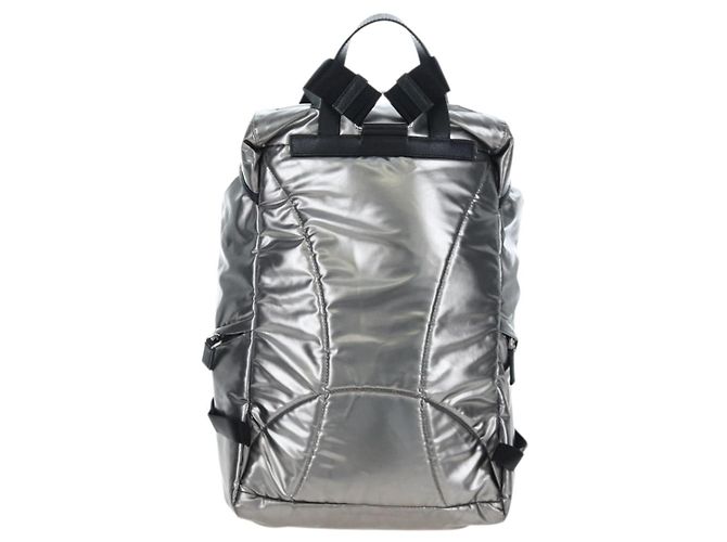Mochila PRADA Canvas Silver Auth 195333M Plata - vista 2