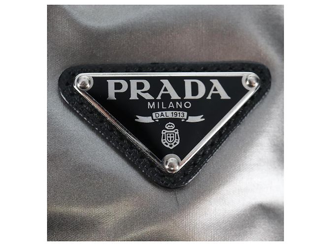 Mochila PRADA Canvas Silver Auth 195333M Plata - vista 23