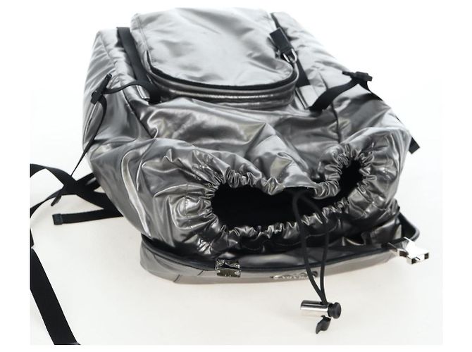 Mochila PRADA Canvas Silver Auth 195333M Plata - vista 26