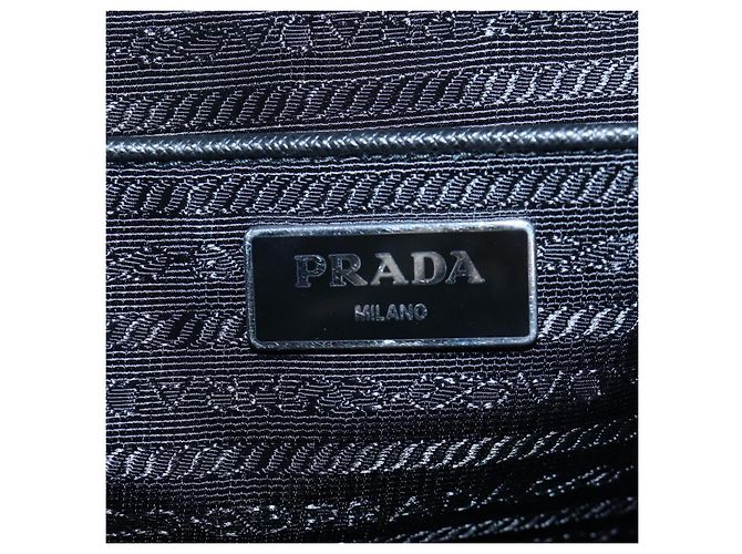 Mochila PRADA Canvas Silver Auth 195333M Plata - vista 29