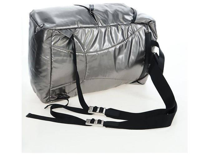Mochila PRADA Canvas Silver Auth 195333M Plata - vista 8