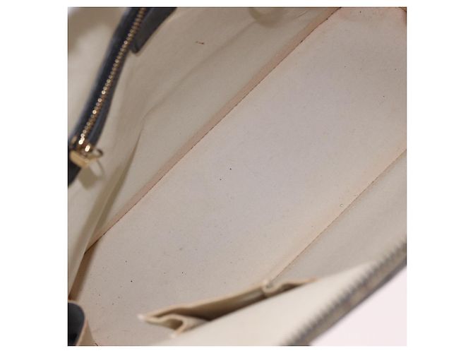 LOUIS VUITTON Monogram Mini Alma Haut Hand Bag Blue M92202 LV Auth 205142 - vista 11