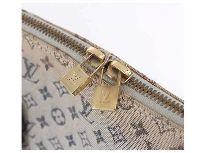 LOUIS VUITTON Monogram Mini Alma Haut Hand Bag Blue M92202 LV Auth 205142 - vista 19