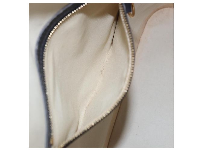 LOUIS VUITTON Monogram Mini Alma Haut Hand Bag Blue M92202 LV Auth 205142 - vista 25