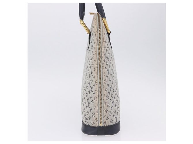 LOUIS VUITTON Monogram Mini Alma Haut Hand Bag Blue M92202 LV Auth 205142 - vista 4