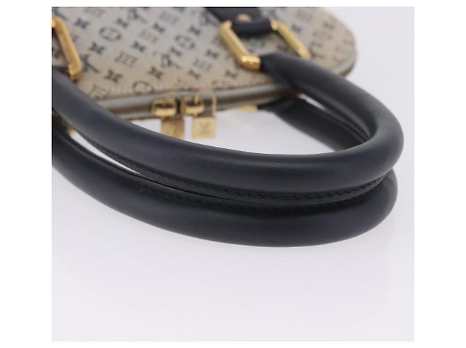 LOUIS VUITTON Monogram Mini Alma Haut Hand Bag Blue M92202 LV Auth 205142 - vista 8