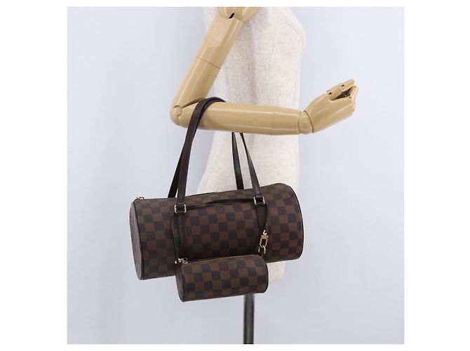 LOUIS VUITTON Damier Ebene Papillon 30 Hand Bag N51303 LV Auth ka6057V - vista 24