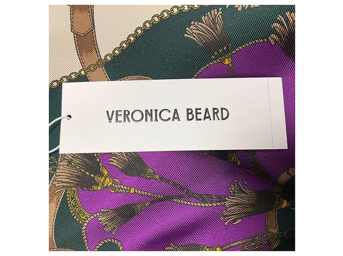 Falda midi Veronica Beard Pine Multi Clover Multicolor - vista 5