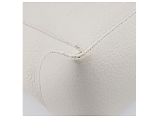 Autre Marque Borsa Tote TOD'S in pelle bianca argento Auth 204604A Bianco - vista 17