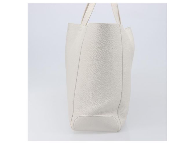 Autre Marque Borsa Tote TOD'S in pelle bianca argento Auth 204604A Bianco - vista 3