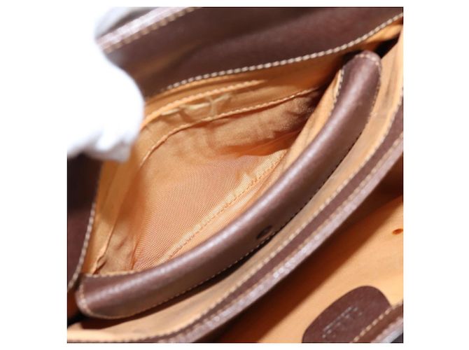 Borsa a mano GUCCI Bamboo Pelle Marrone Oro 000 33 0175 Auth 204425 D'oro - vista 26