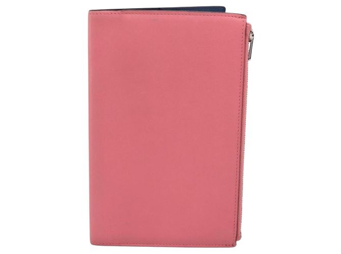 Hermès HERMES EAZIP Day Planner Cover Leather Pink Silver Auth 204774M Silvery - view 13