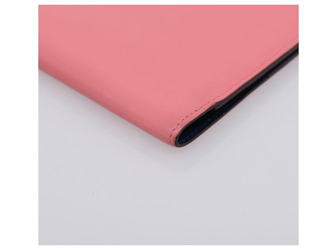 Hermès HERMES EAZIP Day Planner Cover Leather Pink Silver Auth 204774M Silvery - view 14
