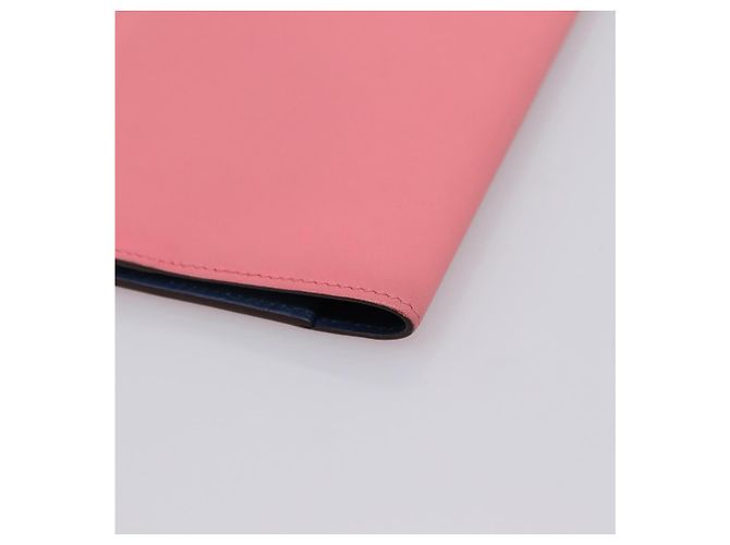 Hermès HERMES EAZIP Day Planner Cover Leather Pink Silver Auth 204774M Silvery - view 15