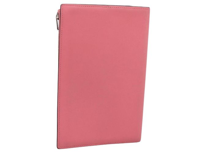 Hermès HERMES EAZIP Day Planner Cover Leather Pink Silver Auth 204774M Silvery - view 2