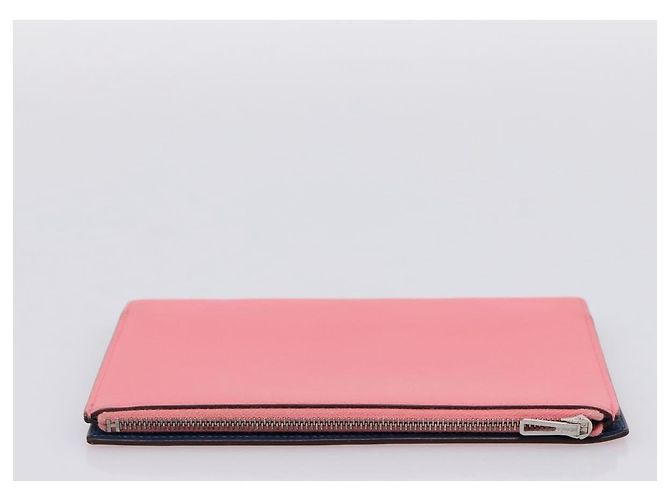 Hermès HERMES EAZIP Day Planner Cover Leather Pink Silver Auth 204774M Silvery - view 3