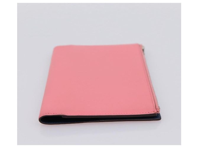 Hermès HERMES EAZIP Day Planner Cover Leather Pink Silver Auth 204774M Silvery - view 6