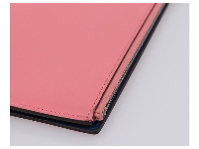 Hermès HERMES EAZIP Day Planner Cover Leather Pink Silver Auth 204774M Silvery - view 7